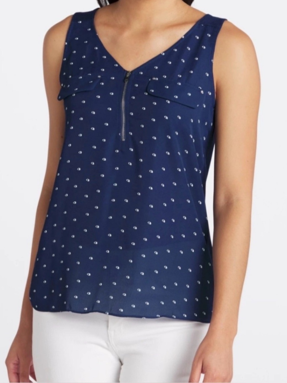 NWT Fortune & Ivy Lola Mixed Media Tank - small